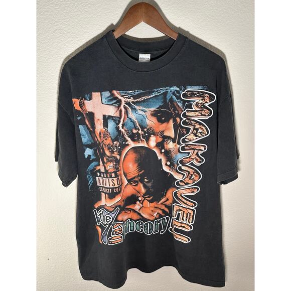 Tupac "The Don" Rap Tee Vintage Reprint Single Stitch T-shirt Bay Club Tag - Picture 1 of 6